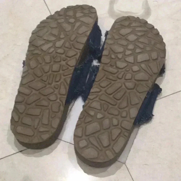 NWOT Cloth slide style sandals summer spring shoe - Picture 3 of 5